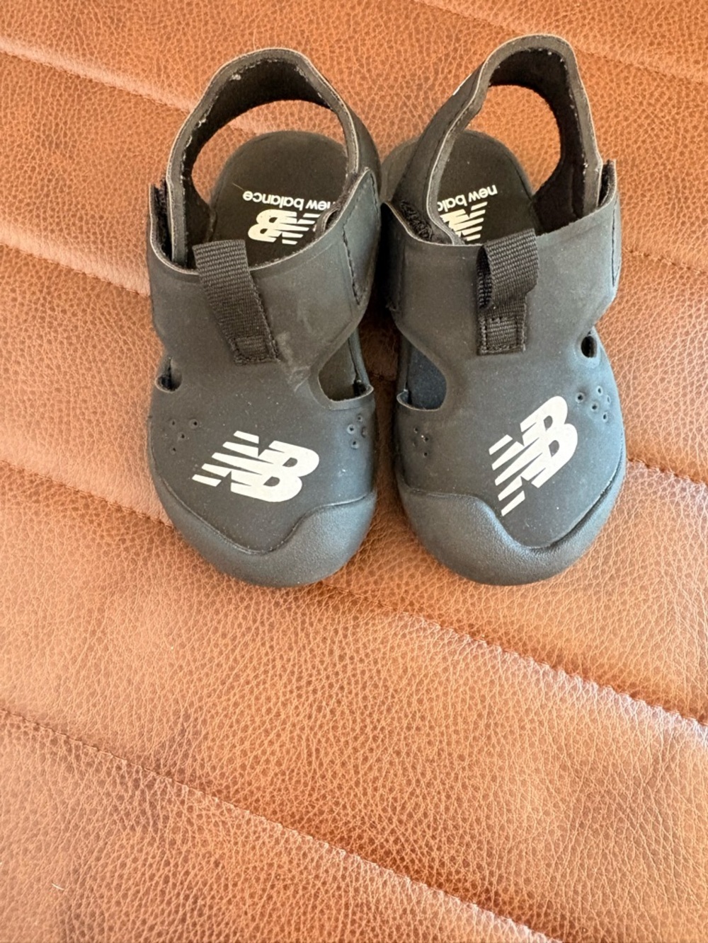 New Balance Toddler Black Slip-On Water Sandals